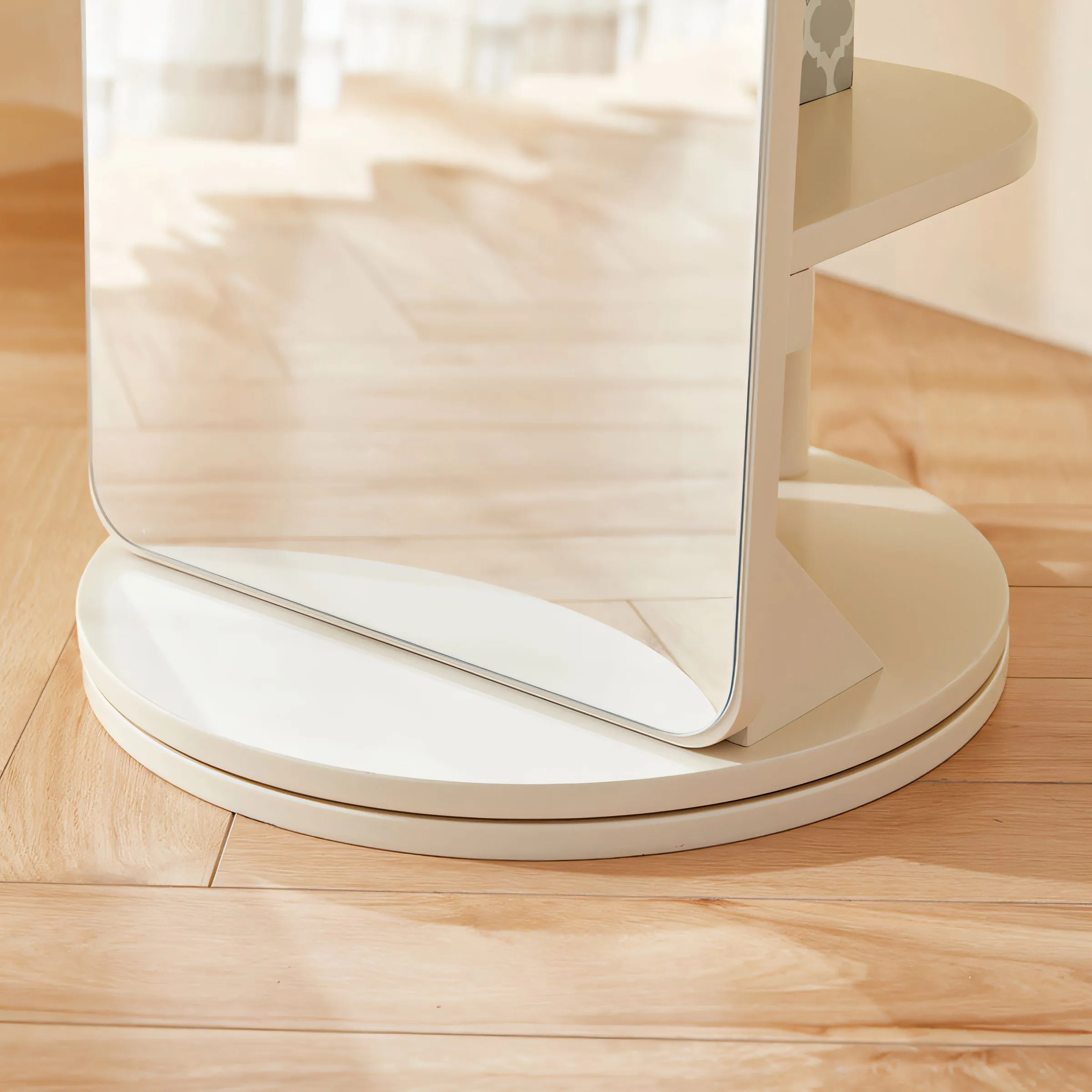 ALEXA Dual Layer Full-Length Spinnable Mirror