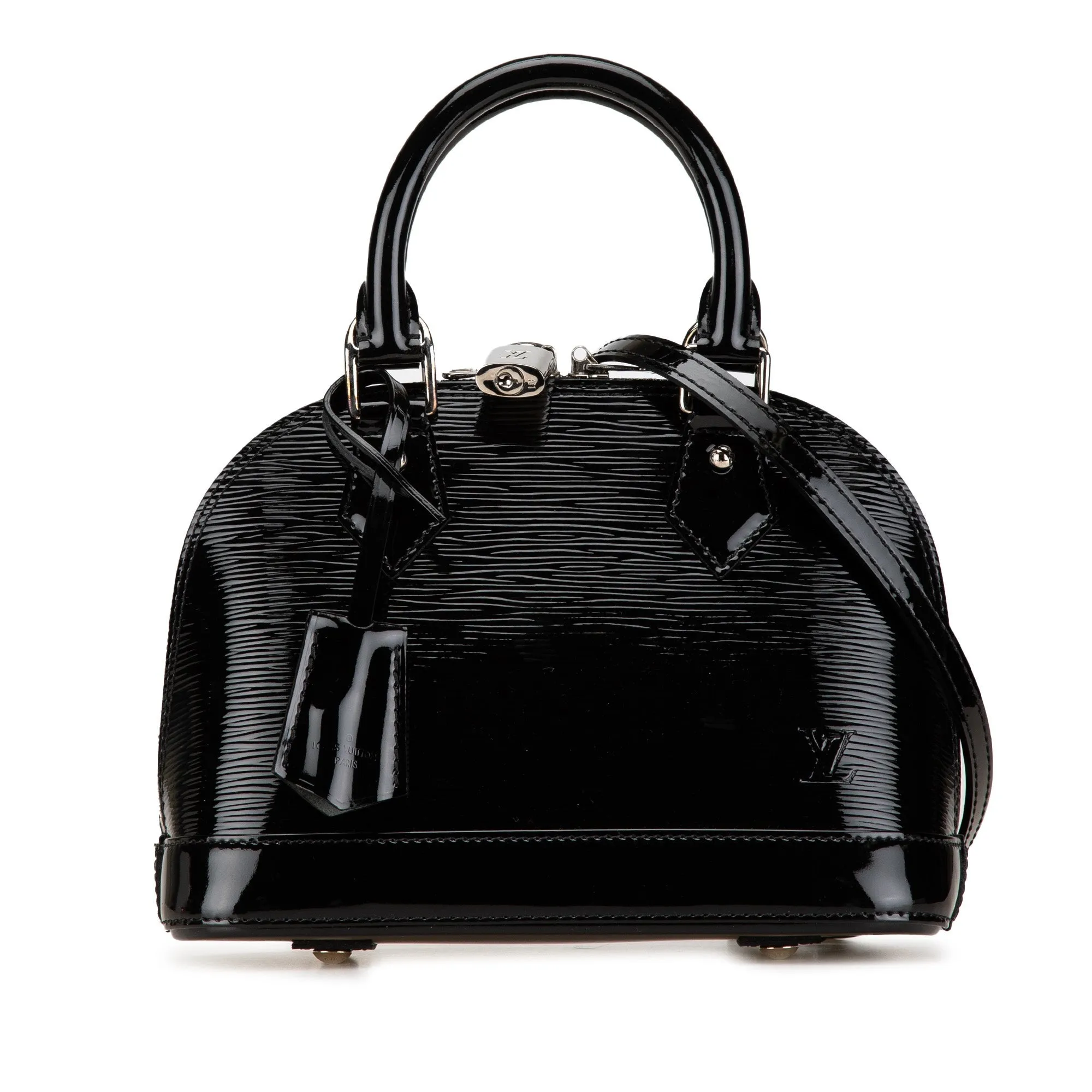 Black Louis Vuitton Electric Epi Alma BB Satchel