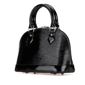 Black Louis Vuitton Electric Epi Alma BB Satchel