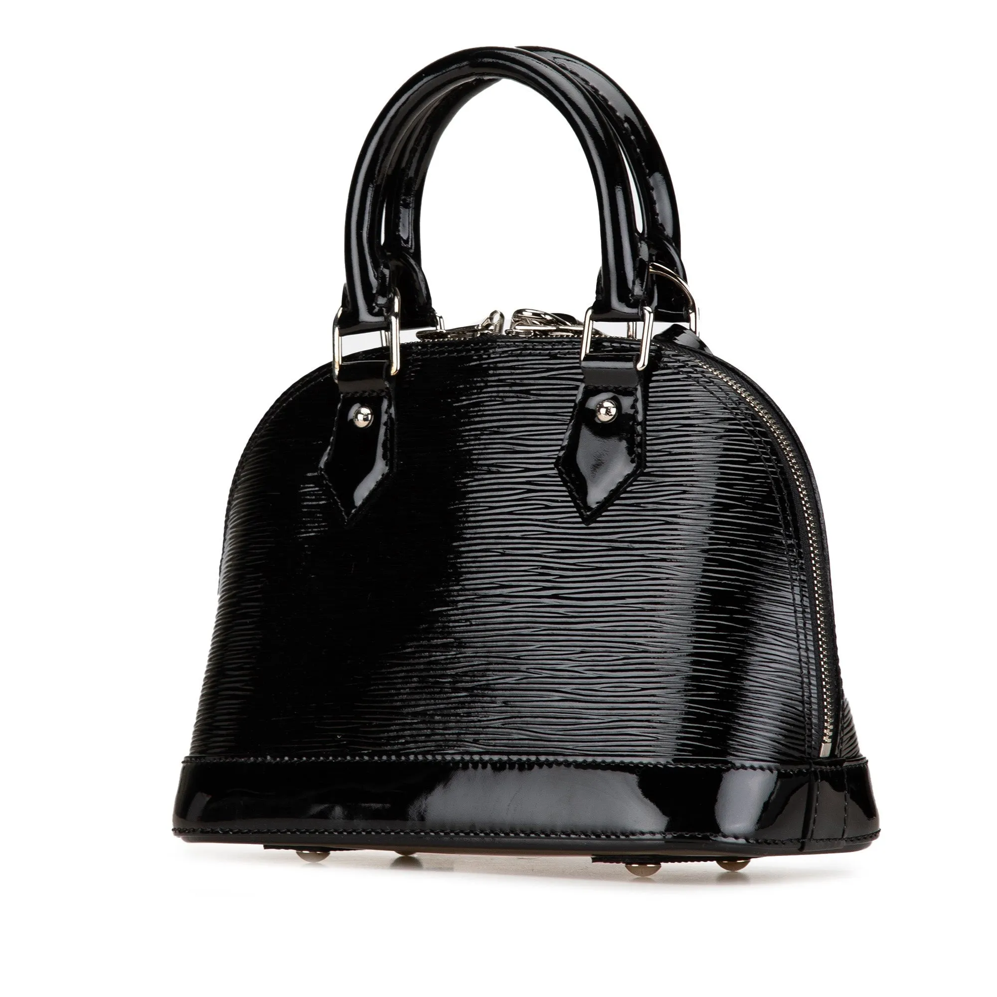Black Louis Vuitton Electric Epi Alma BB Satchel