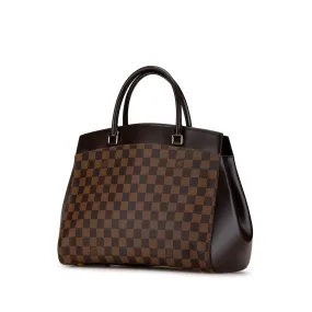 Brown Louis Vuitton Damier Ebene Rivoli MM Satchel