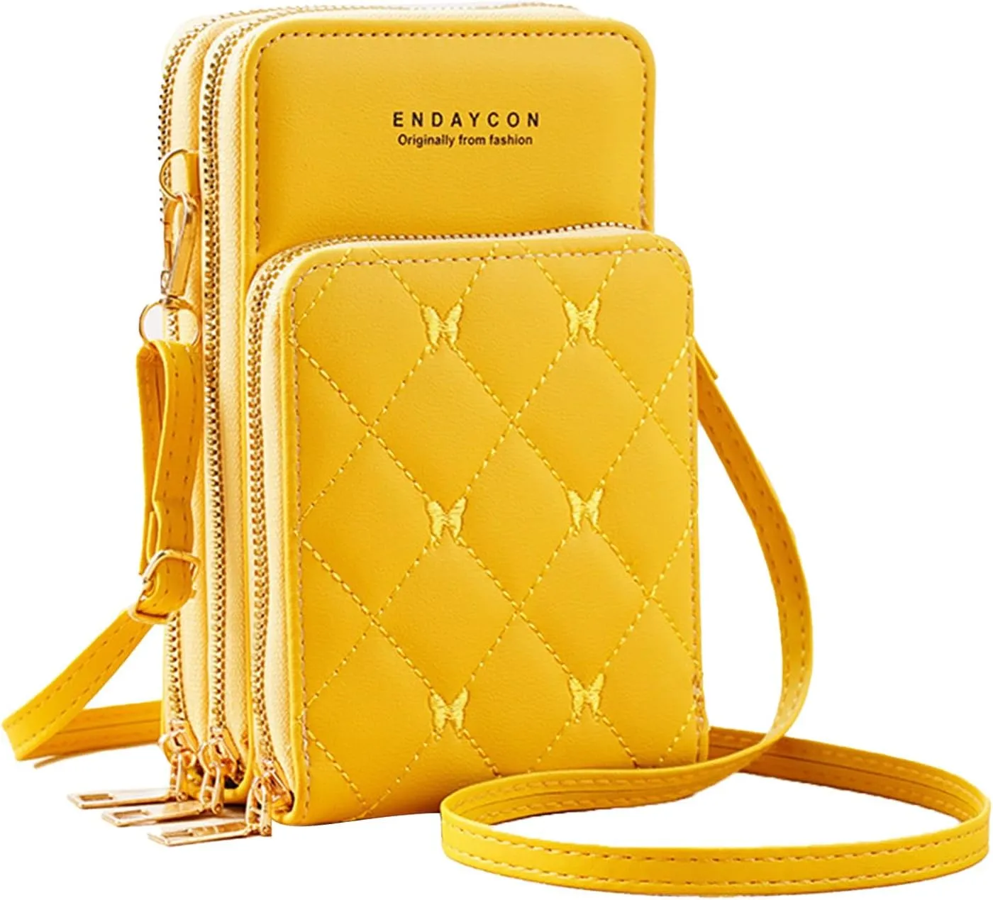 Crossbody for Women, Trendy Small Phone Purse with Secure Card Slots, Lightweight Card wallet