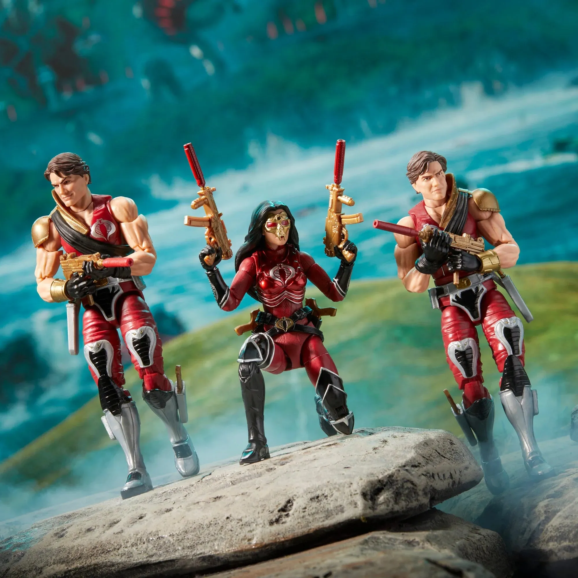 Hasbro G.I. Joe Classified Series #82 Crimson Strike Team Baroness, Tomax, & Xamot Action Figure