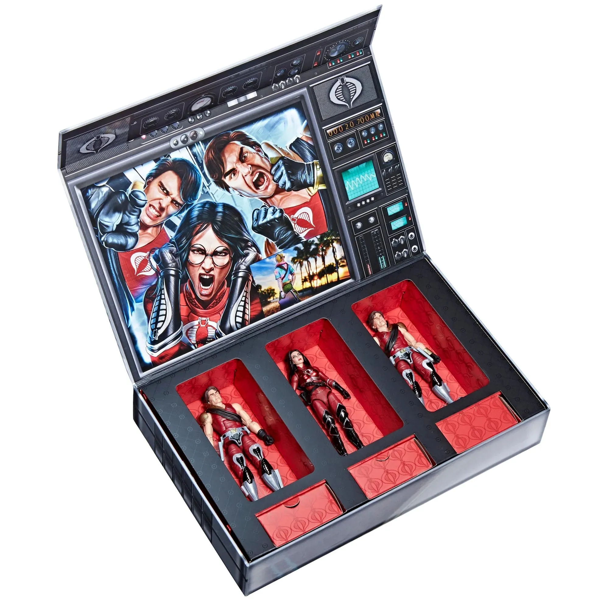 Hasbro G.I. Joe Classified Series #82 Crimson Strike Team Baroness, Tomax, & Xamot Action Figure