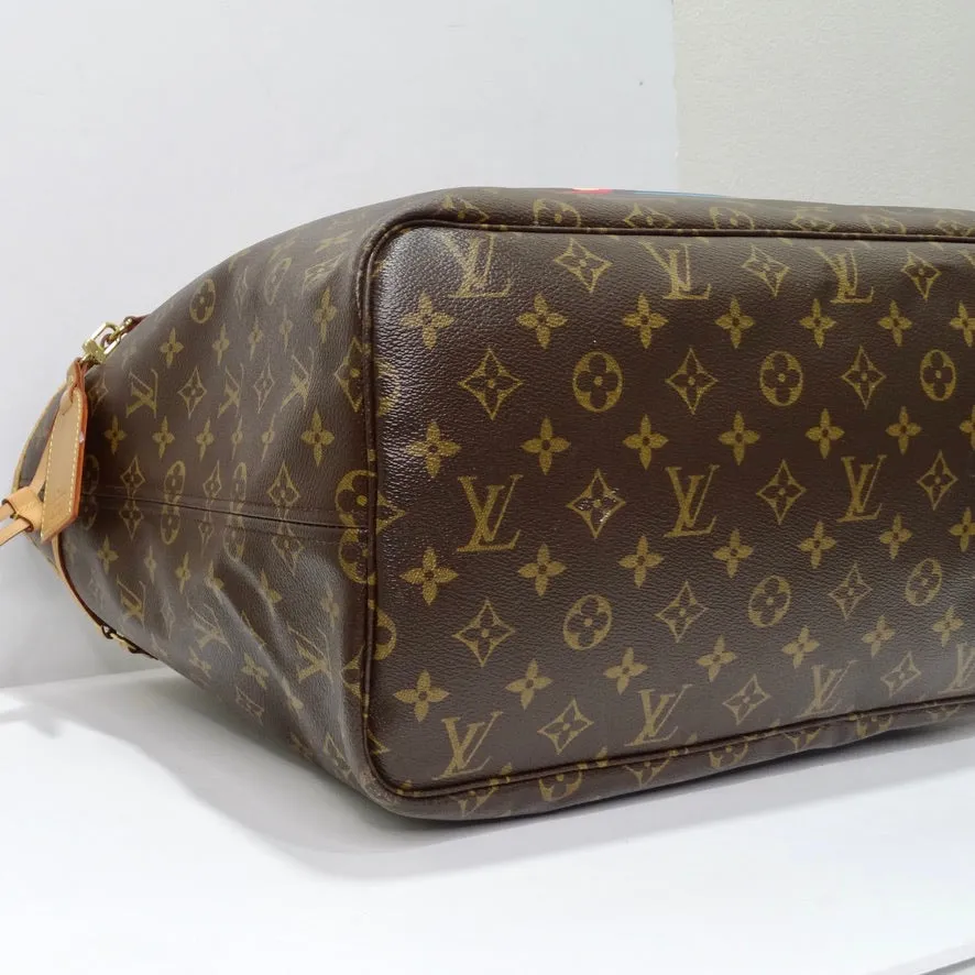 Louis Vuitton 2007 Takashi Murakami Neverfull Tote Bag