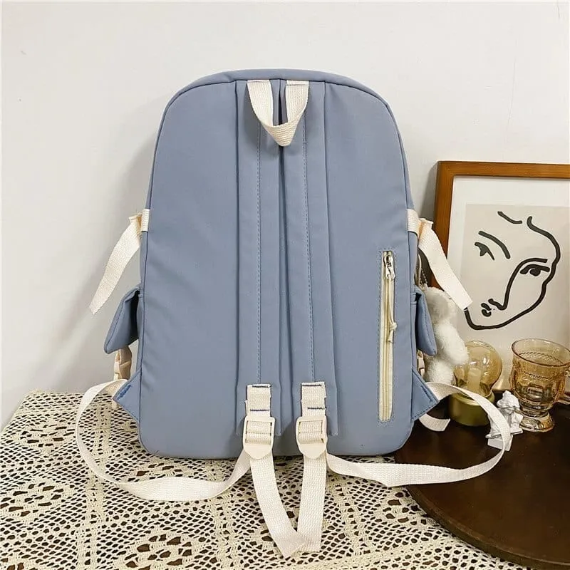 NEW Kawaii Large Capacity Backpack with Accessories Included 🎒