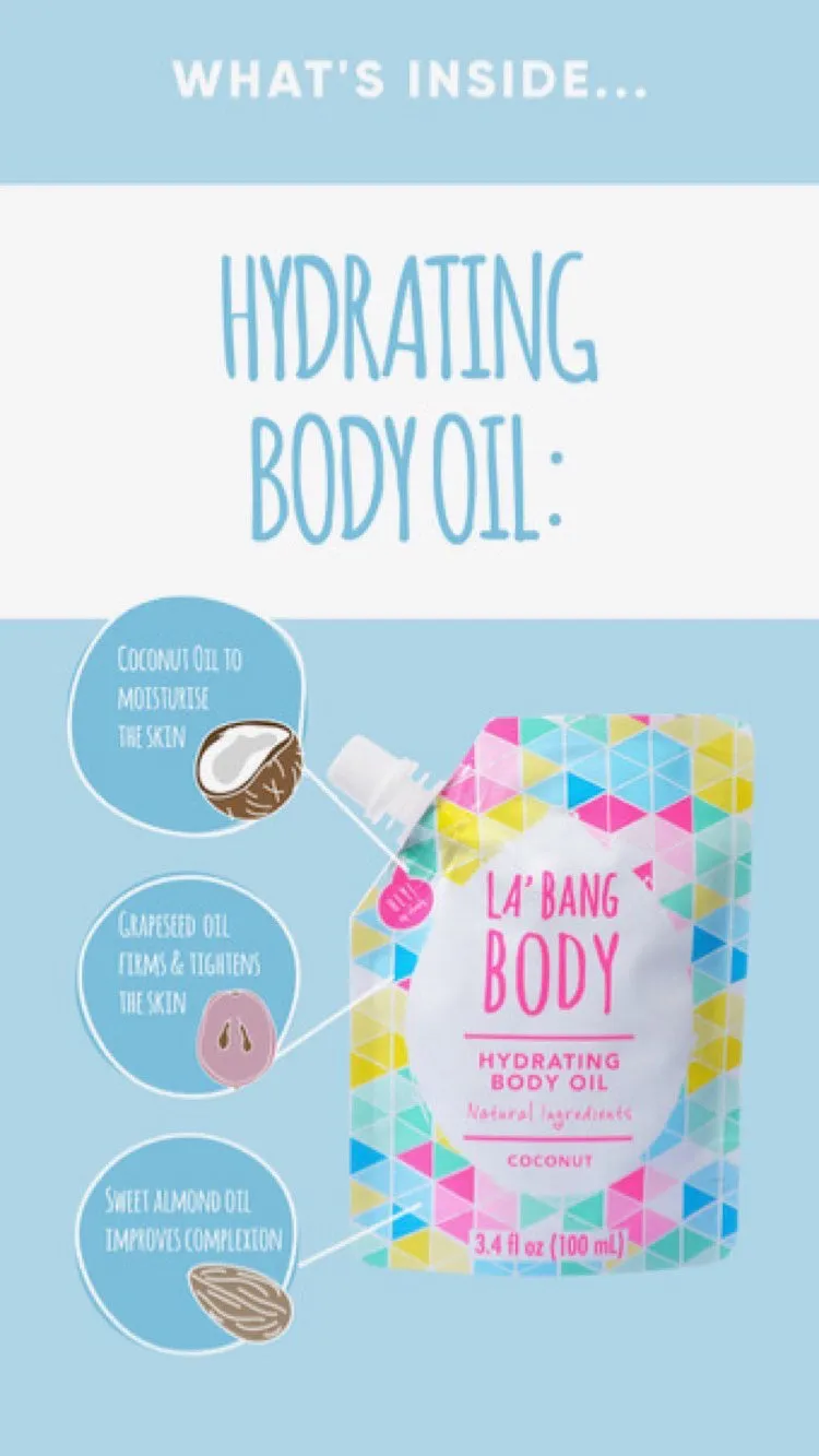 Nourish Me Hydrating Body Oil - Vanilla