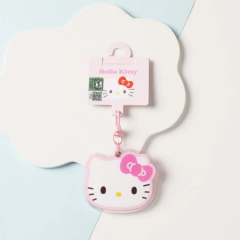 Sanrio Rotating Slide Pocket Mirror Keychain