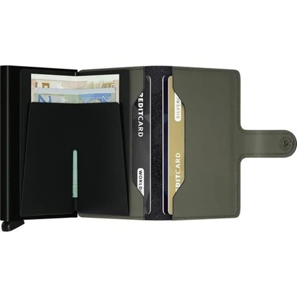 Secrid: Miniwallet Green Matte Leather