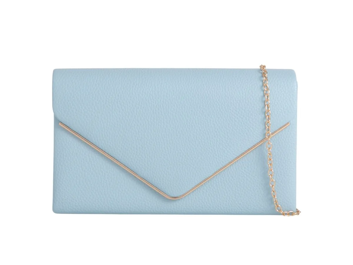 Serenity Blue Clutch Bag
