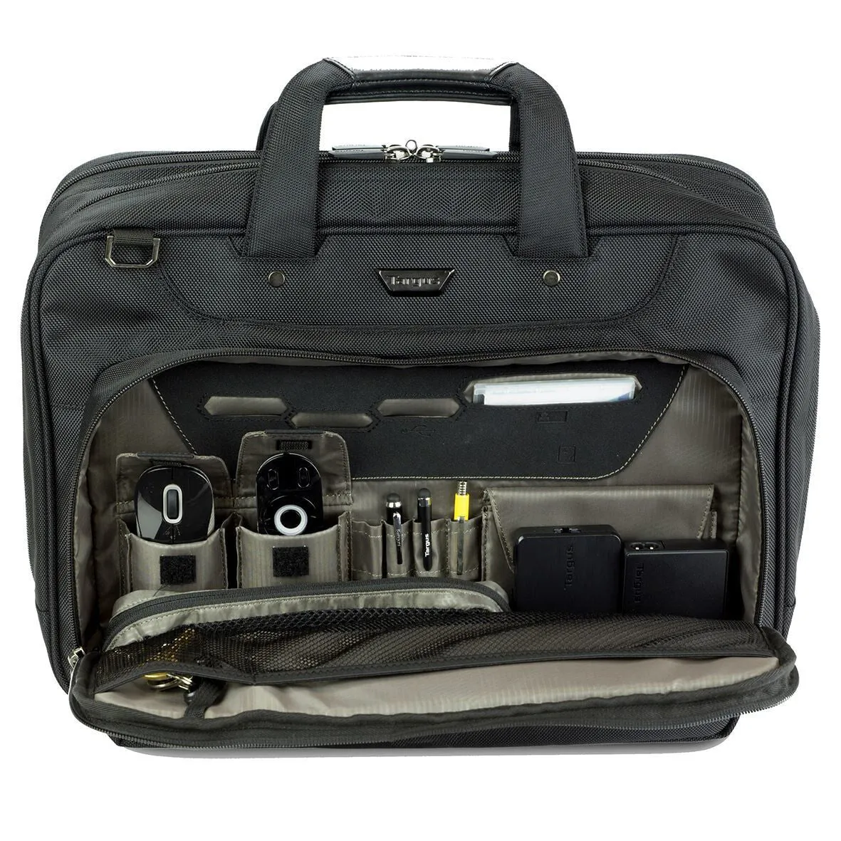 Targus Corporate Traveller notebook case 39.6 cm (15.6") Briefcase Black