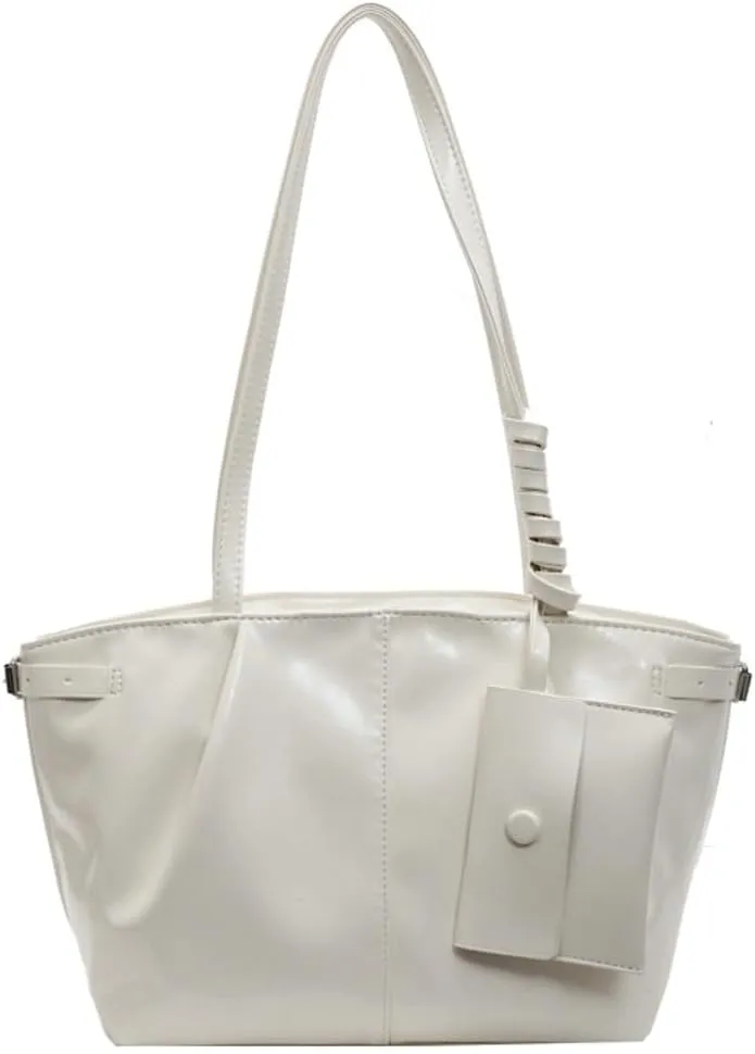Vintage Large Capacity Commuter Tote Handbag with Small Bag Stylish Women Underarm Bag for Outdoor Trendy 2025